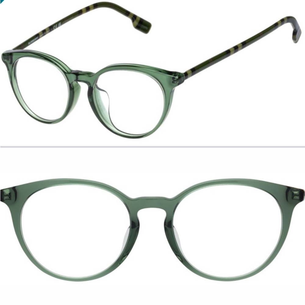 Green Burberry frames